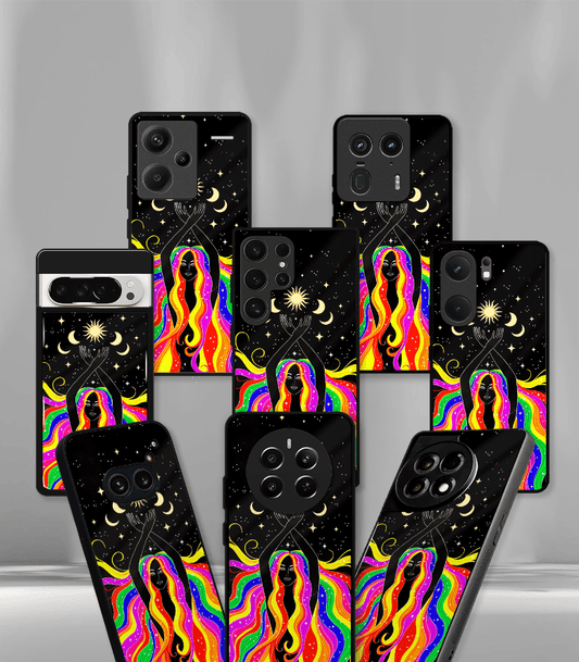 Dancing Goddes Psych Trippy Premium Glossy Case.