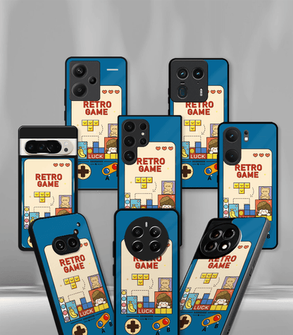 Retro game Premium Glossy Phone Case