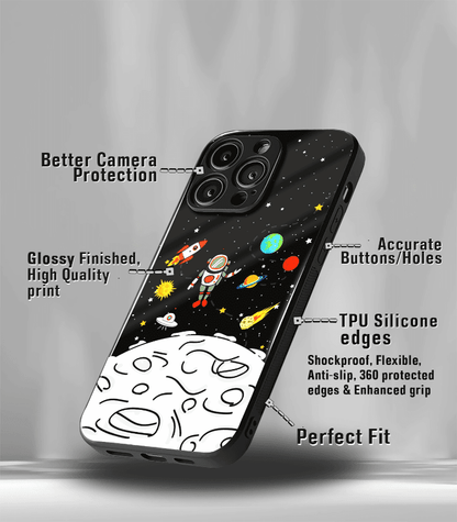 Astronaut Premium Glossy Phone Case.