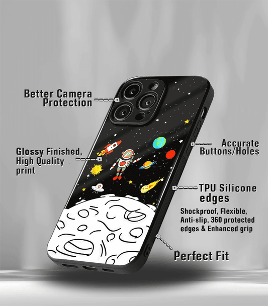 Astronaut Premium Glossy Phone Case.