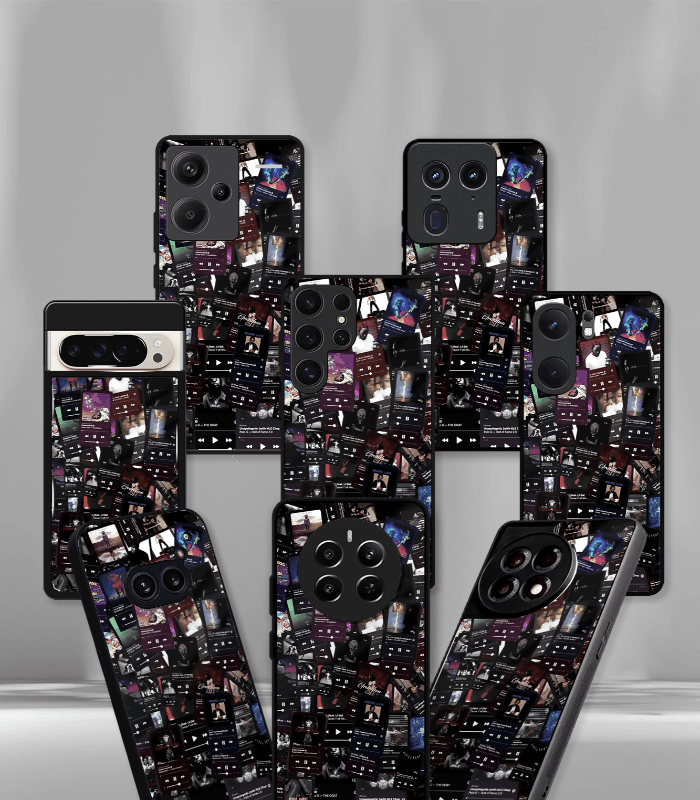 abstract & quirky pattern premium glossy phone case