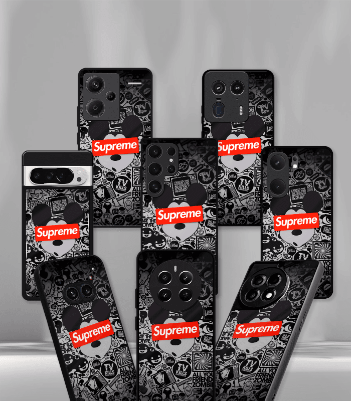 abstract & quirky pattern premium glossy phone case