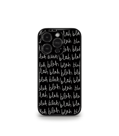 Blah Blah Patternic Premium Glossy Phone Case