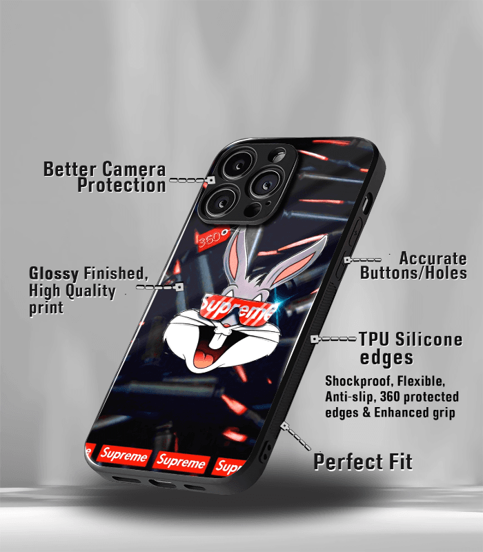 abstract & quirky pattern premium glossy phone case