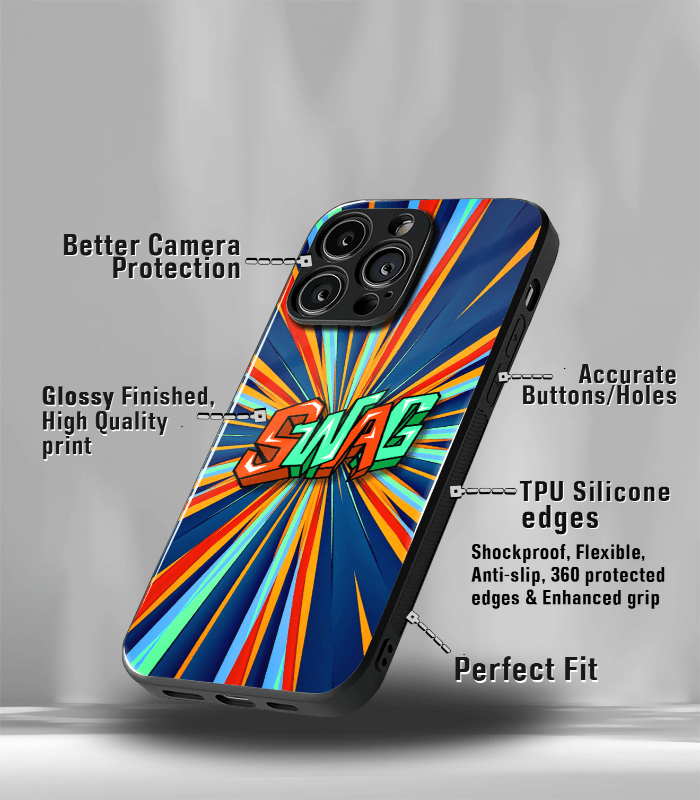 swag premium glossy phone case