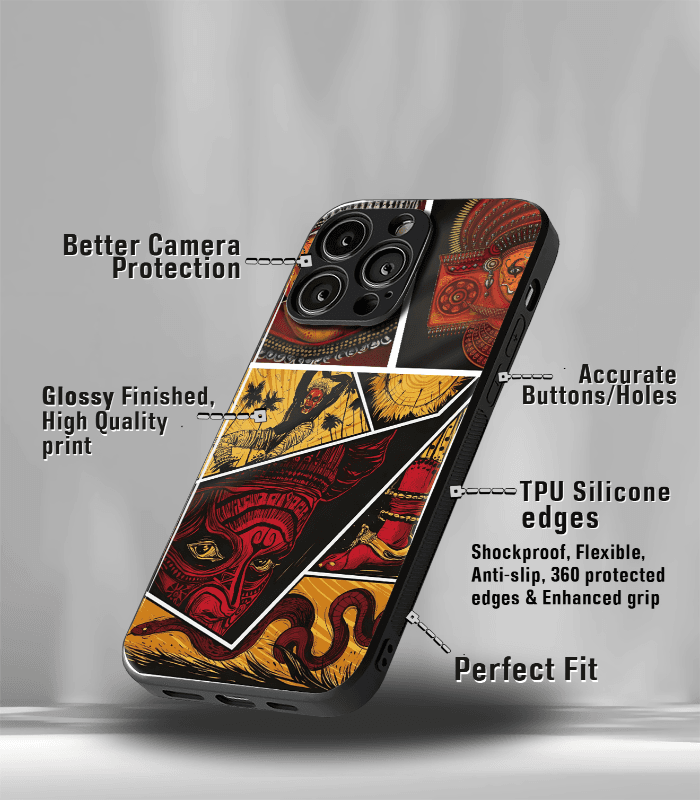 theyyam premium glossy phone case