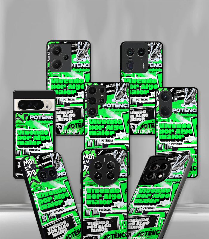 abstract & quirky pattern premium glossy phone case