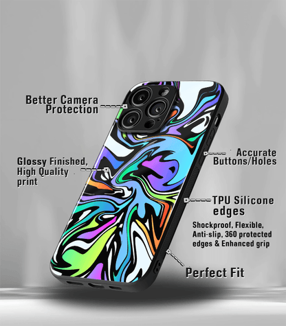 Water Color Patternic Premium Glossy Phone Case