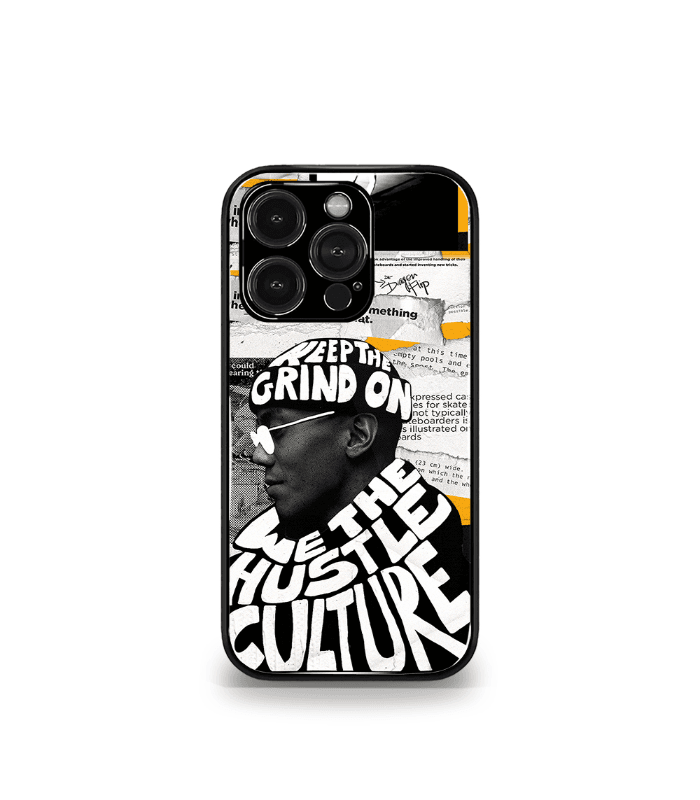 hustle culture premium glossy phone case