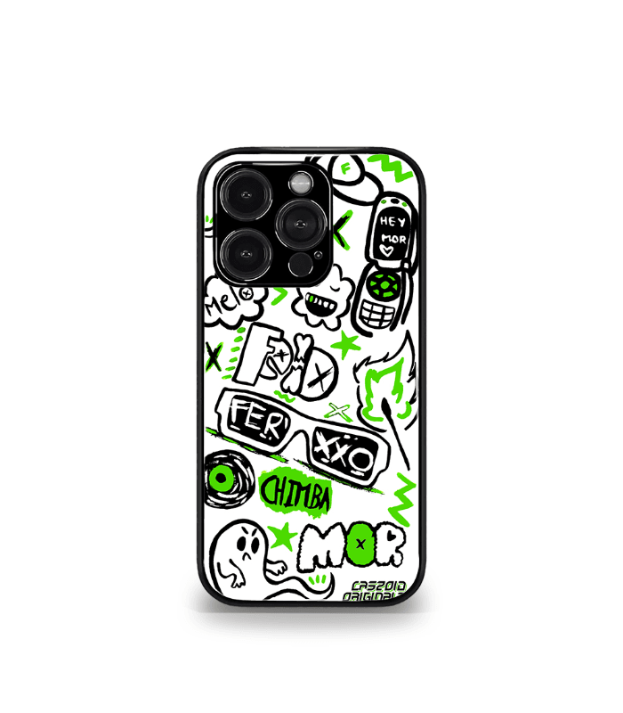 abstract & quirky pattern premium glossy phone case