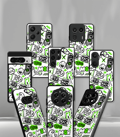 Abstract & Quirky Pattern Premium Glossy Phone Case