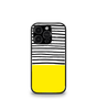 Yellow & Lines Premium Glossy Phone Case