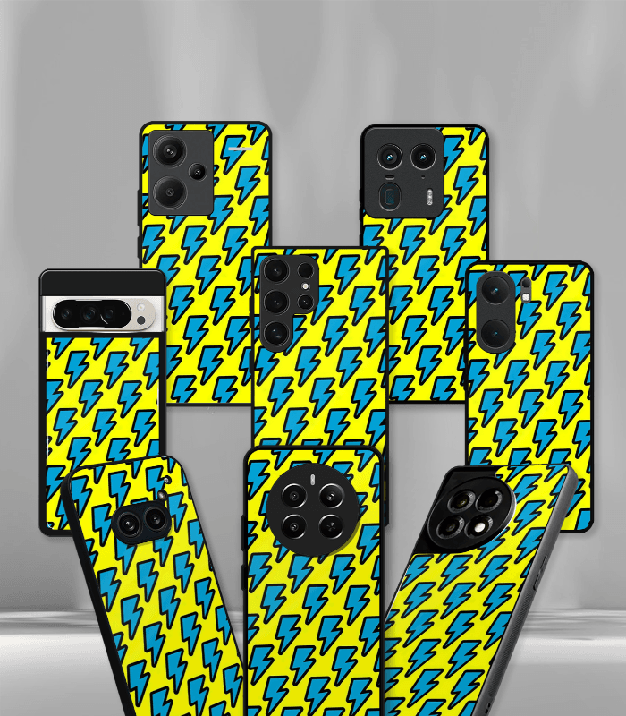 abstract & quirky pattern premium glossy phone case