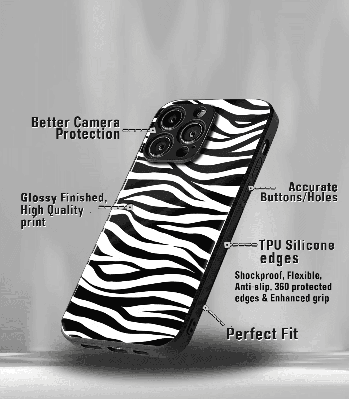 abstract & quirky pattern premium glossy phone case