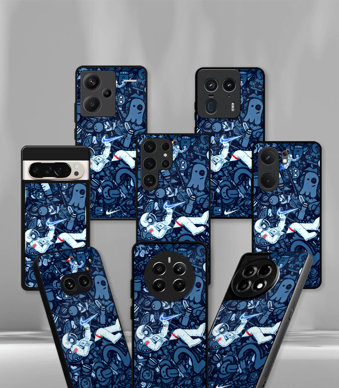 astronaut premium glossy phone case