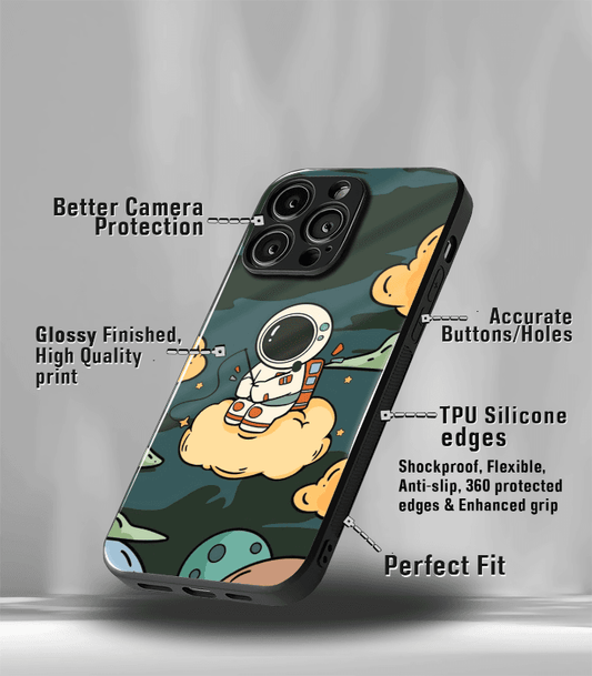 Astronaut Premium Glossy Phone Case