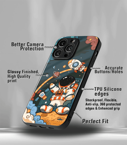 Astronaut Premium Glossy Phone Case