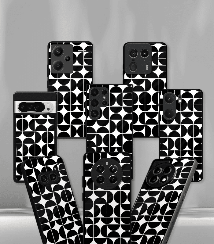 abstract & quirky pattern premium glossy phone case