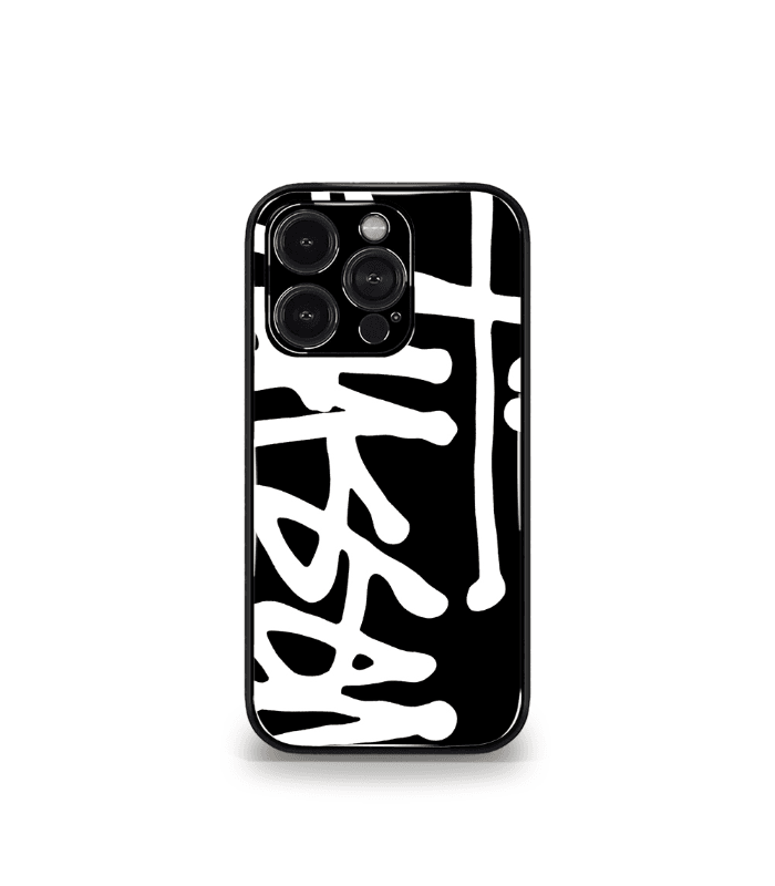 abstract & quirky pattern premium glossy phone case