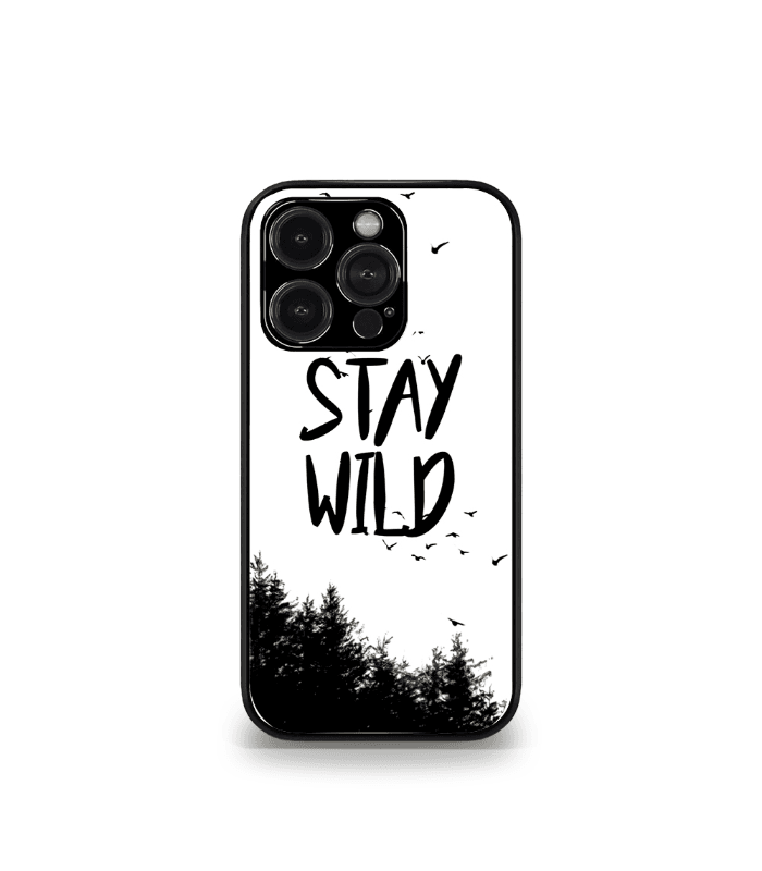 stay wild premium glossy phone case