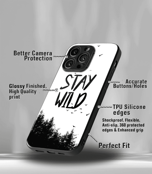 Stay wild Premium Glossy Phone Case