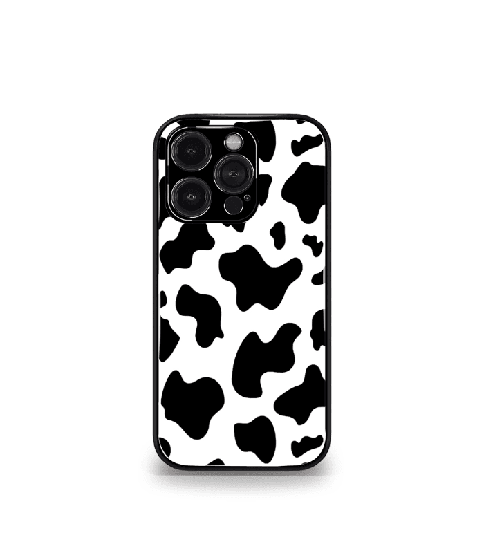 cow pattern premium glossy phone case