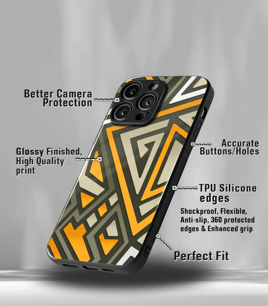 Abstract & Quirky Pattern Premium Glossy Phone Case