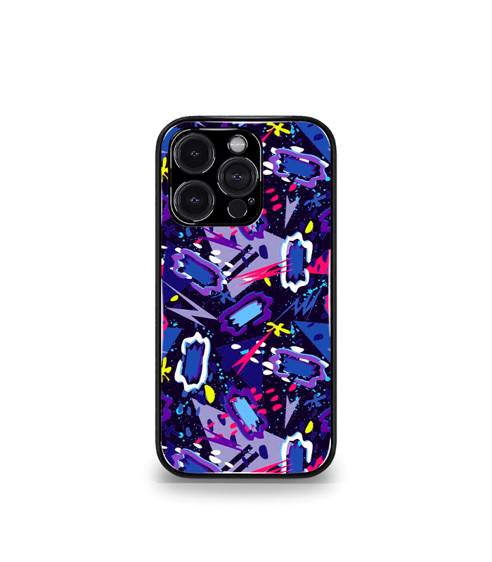 abstract & quirky pattern premium glossy phone case