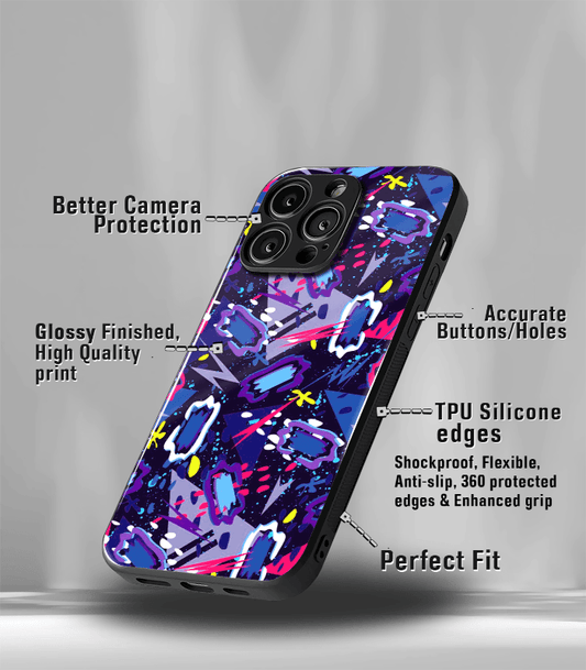 Abstract & Quirky Pattern Premium Glossy Phone Case