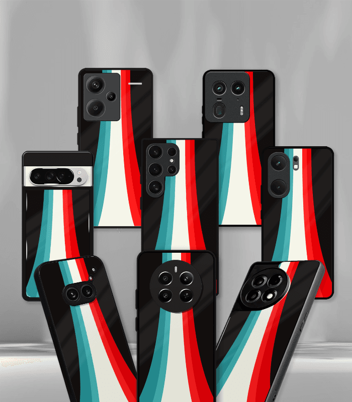abstract & quirky pattern premium glossy phone case