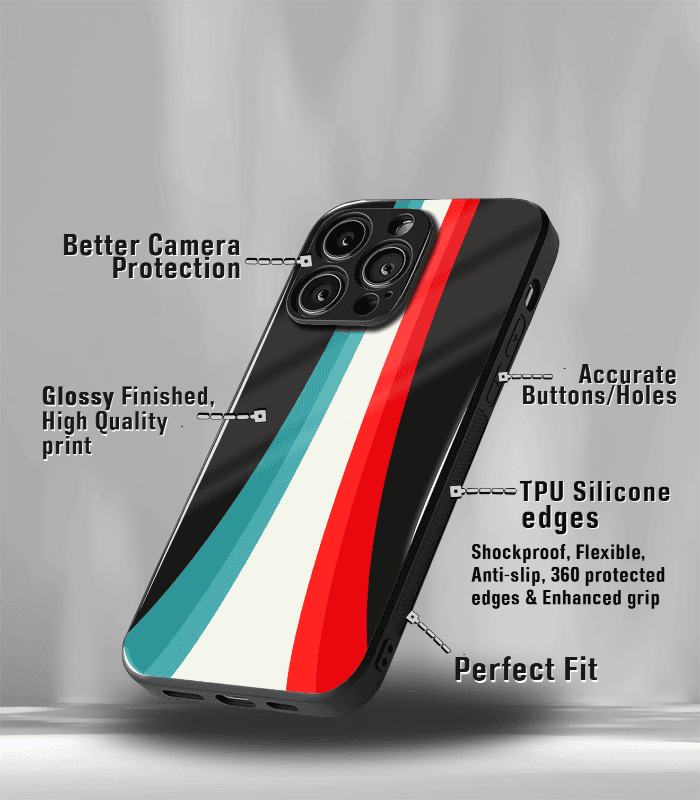 abstract & quirky pattern premium glossy phone case