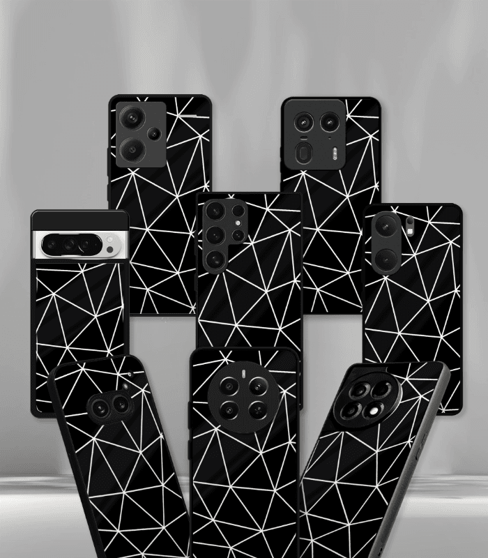 abstract & quirky pattern premium glossy phone case