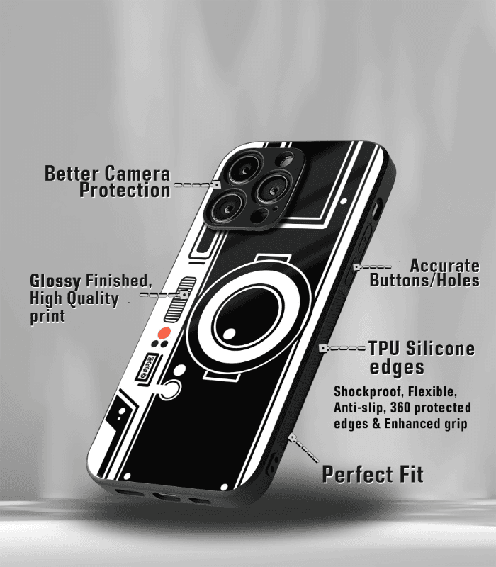 camera lookalike premium glossy phone case