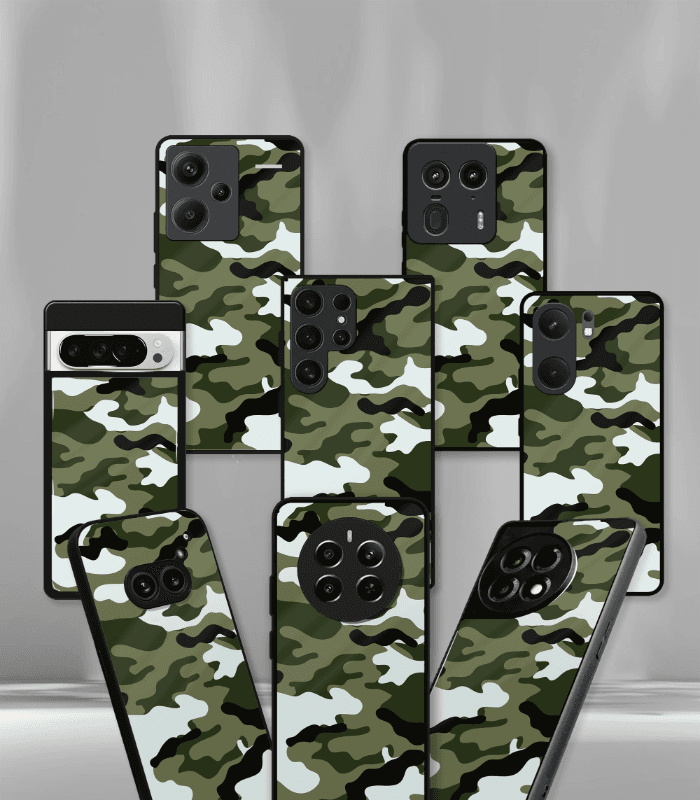 camo edition premium glossy phone case