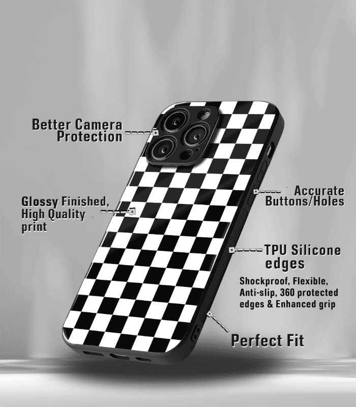 abstract & quirky pattern premium glossy phone case