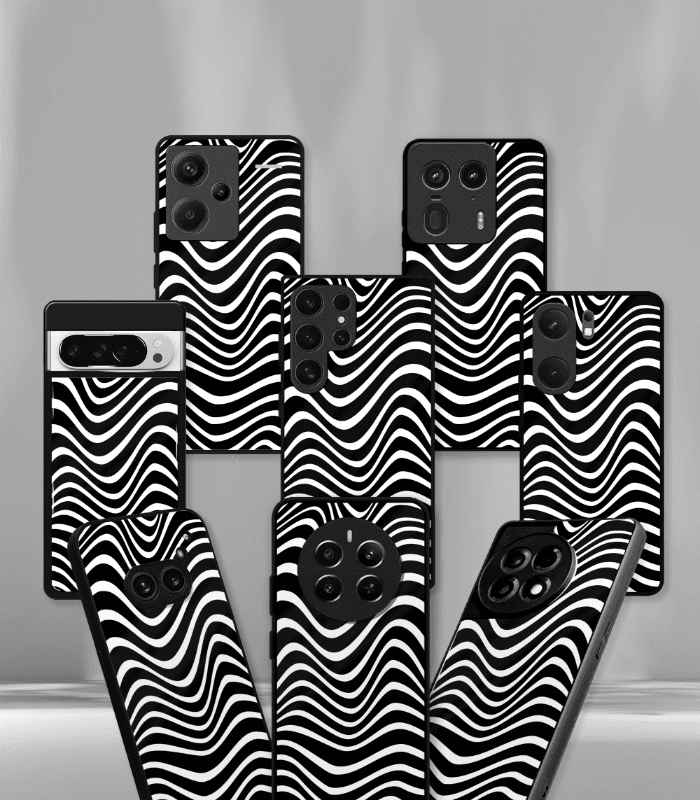 abstract & quirky pattern premium glossy phone case