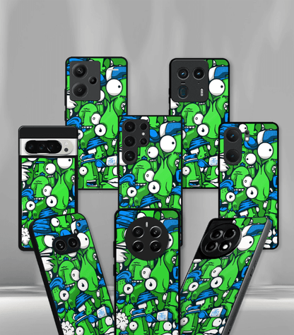 Abstract & Quirky Pattern Premium Glossy Phone Case