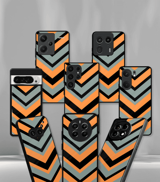 Peach arrows Premium Glossy Phone Case