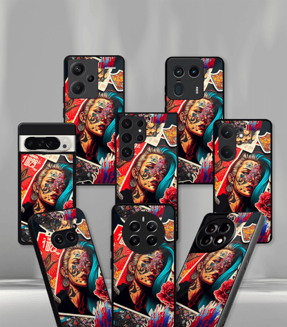 Abstract & Quirky Pattern Premium Glossy Phone Case