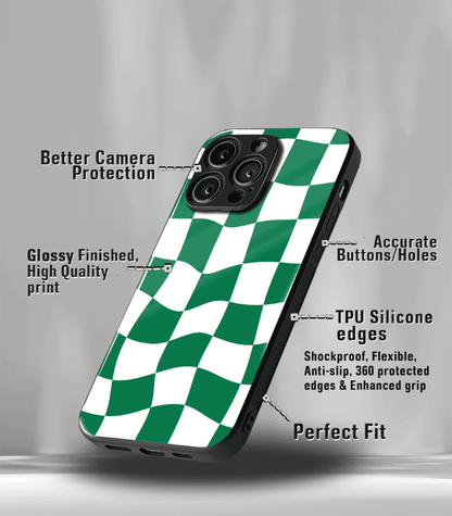 Green Chess Premium Glossy Phone Case