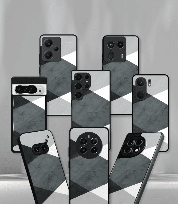 abstract & quirky pattern premium glossy phone case