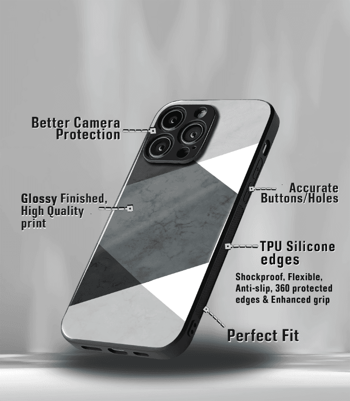 abstract & quirky pattern premium glossy phone case