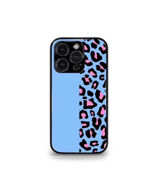 Blue Leopard Premium Glossy Phone Case.