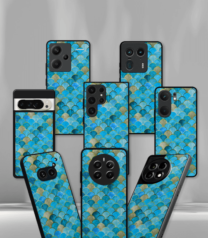 abstract & quirky pattern premium glossy phone case