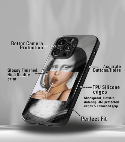 Monalisa Psych Premium Glossy Phone Case