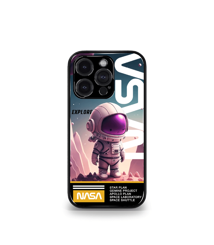 nasa edition premium glossy phone case