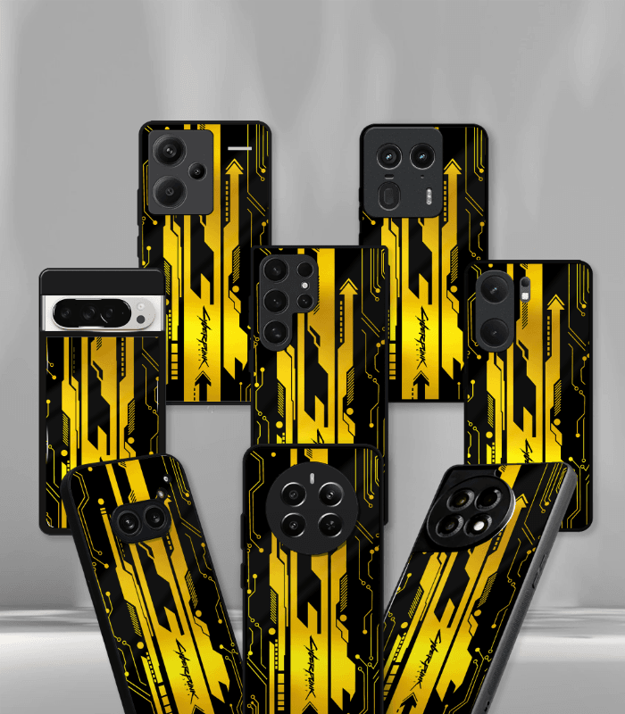 abstract & quirky pattern premium glossy phone case