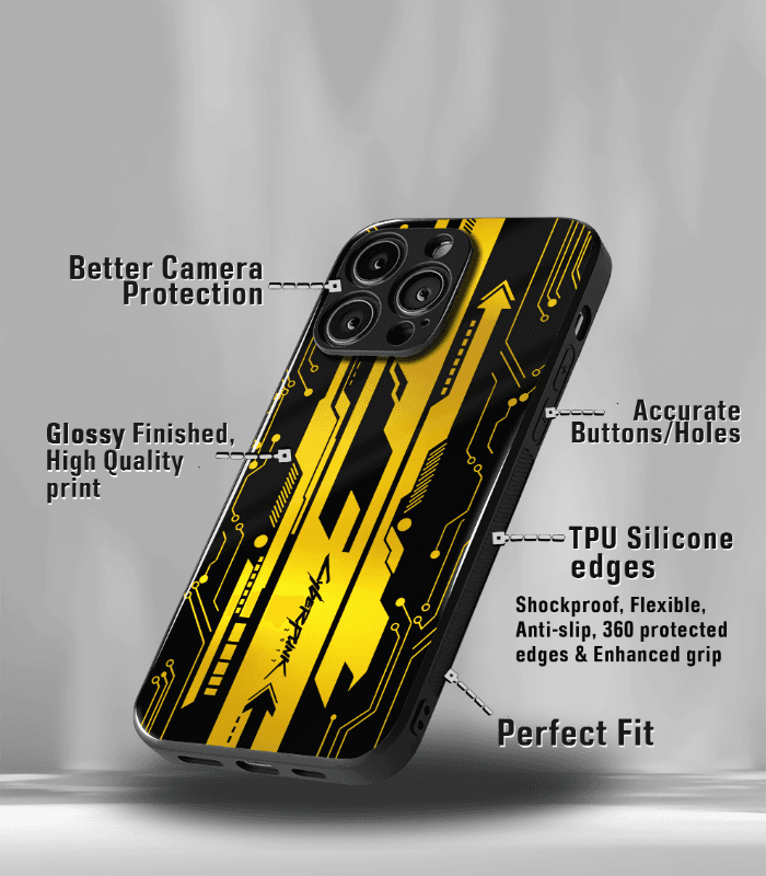 abstract & quirky pattern premium glossy phone case