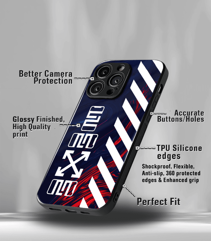 abstract & quirky pattern premium glossy phone case