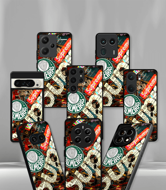 abstract & quirky pattern premium glossy phone case